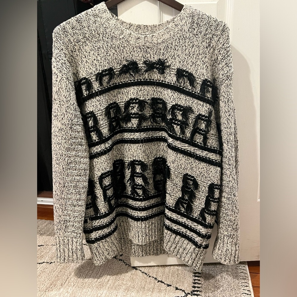 Current Elliott Wool/Cashmere Blend Oversized Sweater